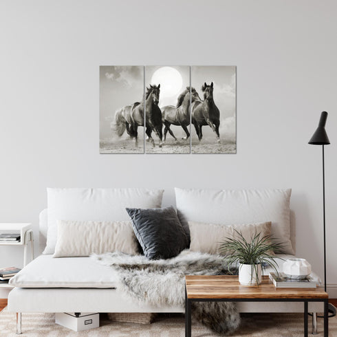 Wandbilder Wohnzimmer XXL Pferde Moderne Bilder Tiere